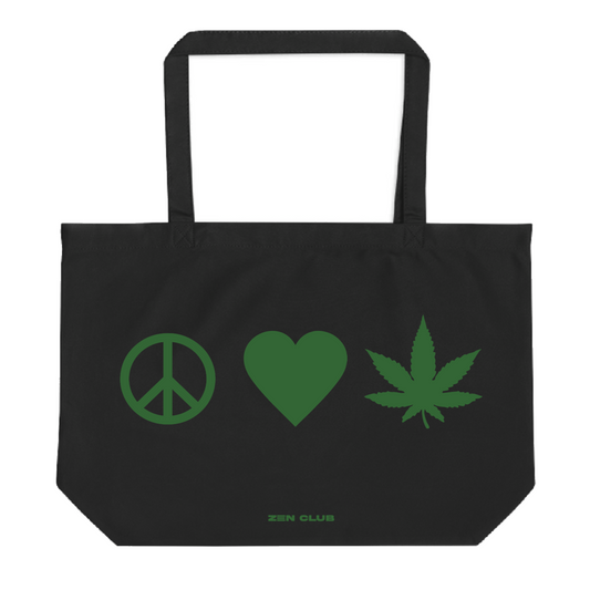 Peace Love Zen Tote Bag