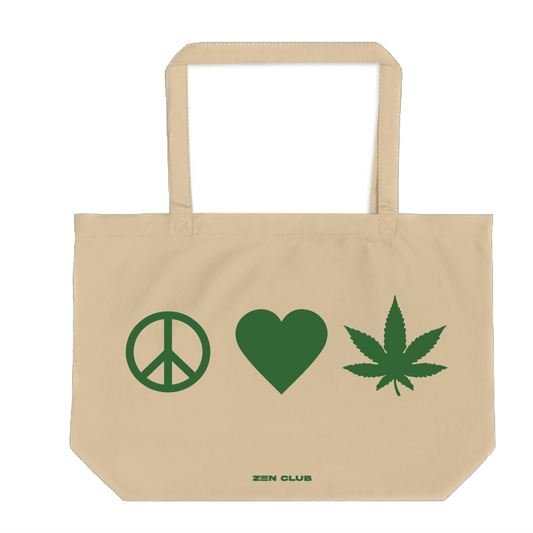 Peace Love Zen Tote Bag